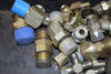 9 LB Lot of NEW & Used Brass Threaded Connector Fittings, Pipe Fittings, Mixed Lot
