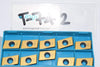Lot of 10 NEW Ingersoll CDE323L031 Carbide Inserts, Grade IN2530
