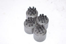 Lot of 4 Amada Strippit Wilson Punch Press Button Brushes 1'' OD