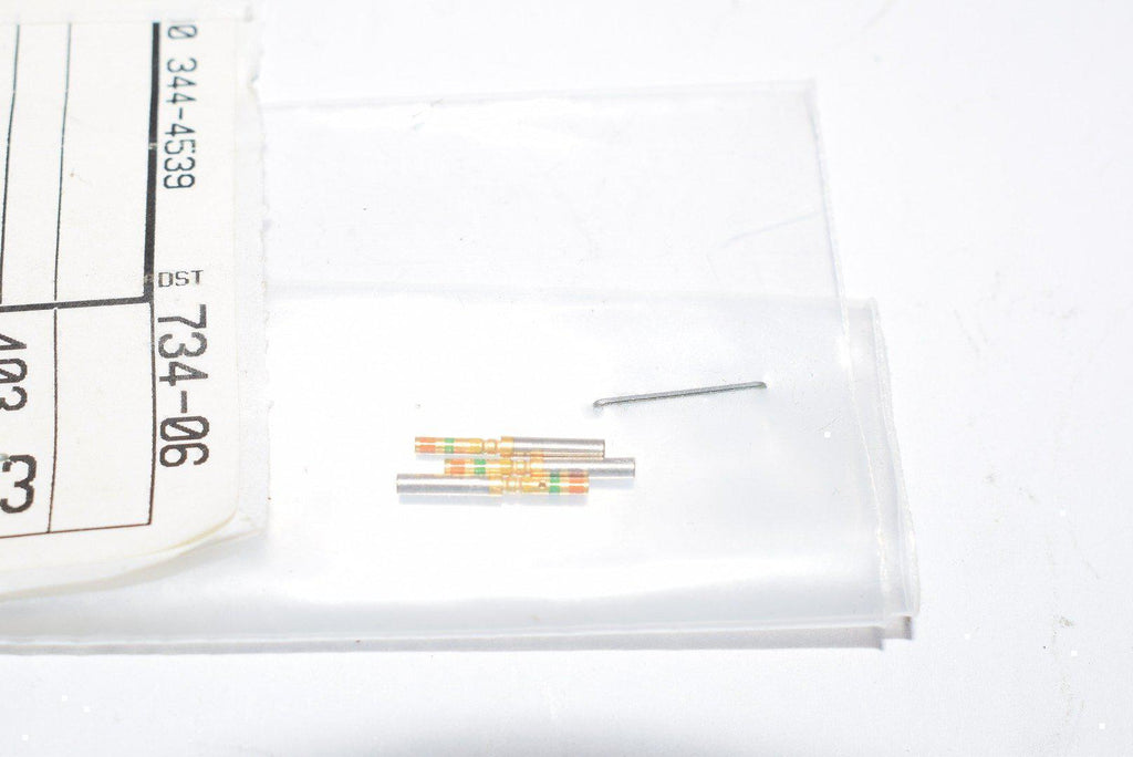 Lot of 7 NEW TE Connectivity Aerospace, Defense and Marine 204351-1 CONN SOCKET 22-28AWG CRIMP GOLD