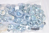 Mixed Lot of NEW Zelenda Metric Zinc Hex Nuts, Mixed Sizes