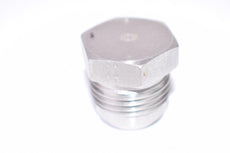 AA JJ Stainless Hydraulic Plug Fitting, 1'' Thread x 1-1/4'' OAL