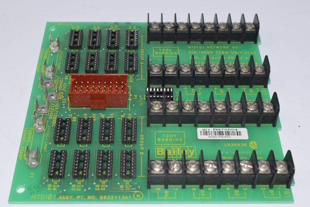 ABB Bailey NTD101 Network 90 Digital Interface Termination Unit +125 Assy 6632113A1