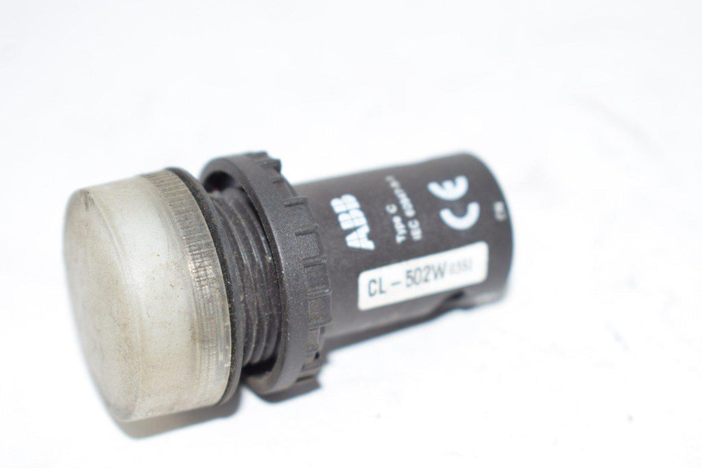ABB CL-502W 22mm Assembled Indicator Light, White, Compact