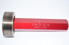 Accu-Gage 2.750-20 UN-2B Thread Plug Ring Gage NO GO PD 2.7241