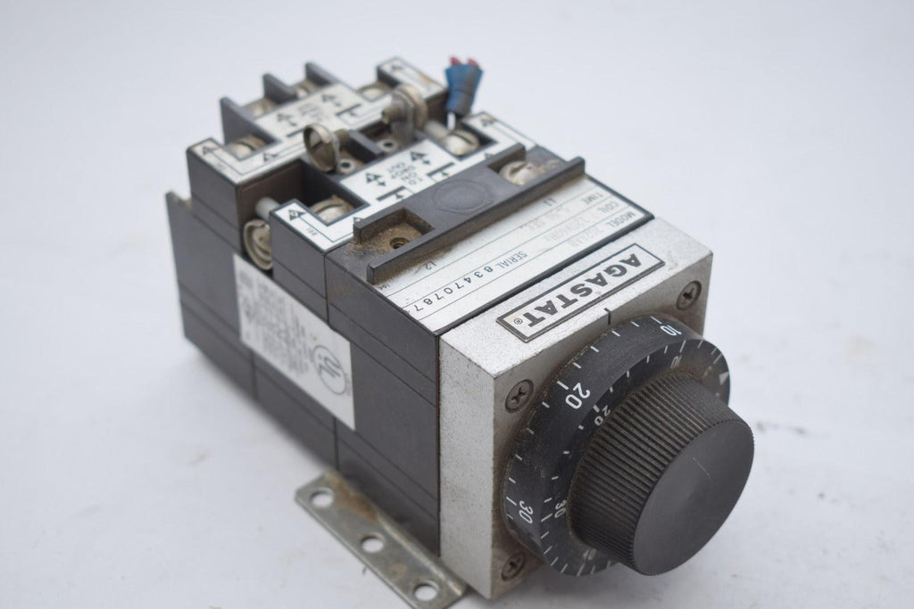 Agastat 7024AD Pneumatic Timing Relay 5-50 Seconds 120 Volts 60Hz