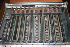 Allen-Bradley 1771-A3B1 12 Slot Chassis with 11 Modules & I/O Adapter