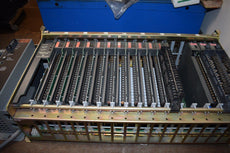 Allen Bradley 1771-A4B 16 Slot I/O Chassis 1771-P7 Power Supply 15 Modules