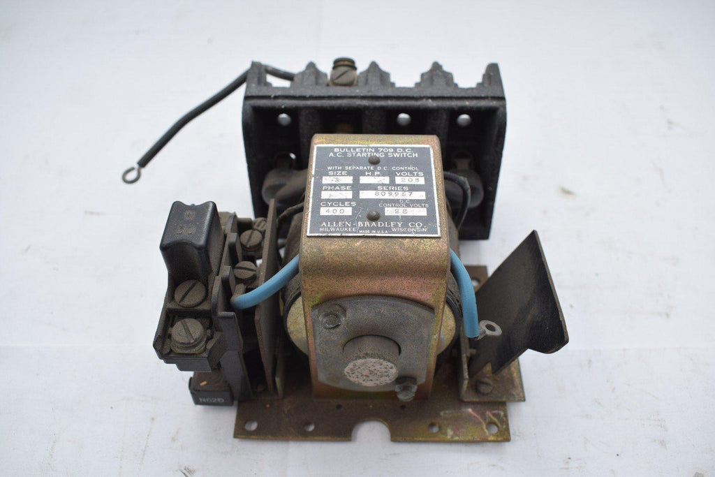 Allen Bradley 709 DC AC Starting Switch Starter Size 1 2HP 208V 809967 400 Cycles