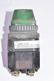 Allen Bradley 800H-PR16 Green Pilot Light, 120V 50/60 Hz