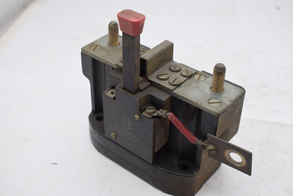 ALLEN BRADLEY 815 X-155649 THERMAL OVERLOAD MANUAL RESET NEMA 4 AND 5