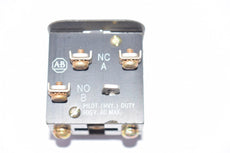 Allen Bradley Cat No. 800T-A1B 600 V.A.C. Contact Block
