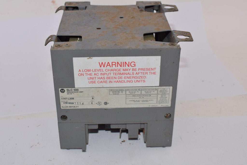 Allen Bradley SLC 500 Processor Unit Rack 1747-L20B