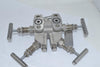 ANDERSON GREENWOOD M24HPS-4-P 5 VALVE MANIFOLD S09-9283-002 STAINLESS STEEL