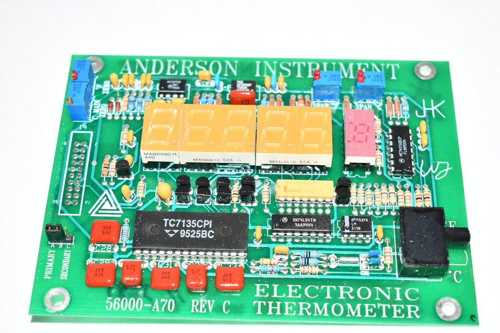 Anderson Instruments 56000-A70 Rev. C PCB Circuit Board Module Electronic Thermometer