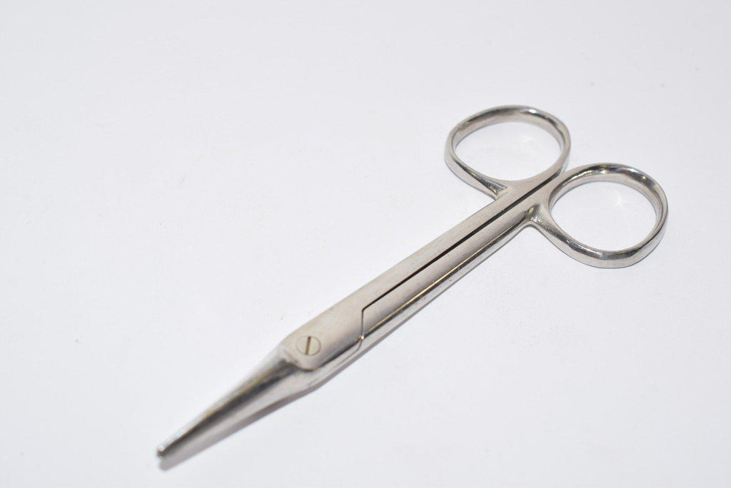 AP 4-1/2'' OAL Stainless Steel Surgical Instrument, Forcep Scissors