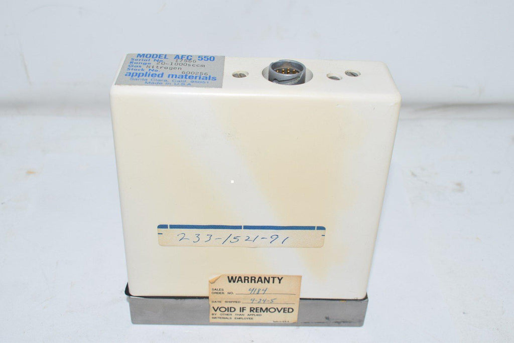 Applied Materials AM AFC-550 Mass Flow Controller 20-1000 sccm NItrogen Gas