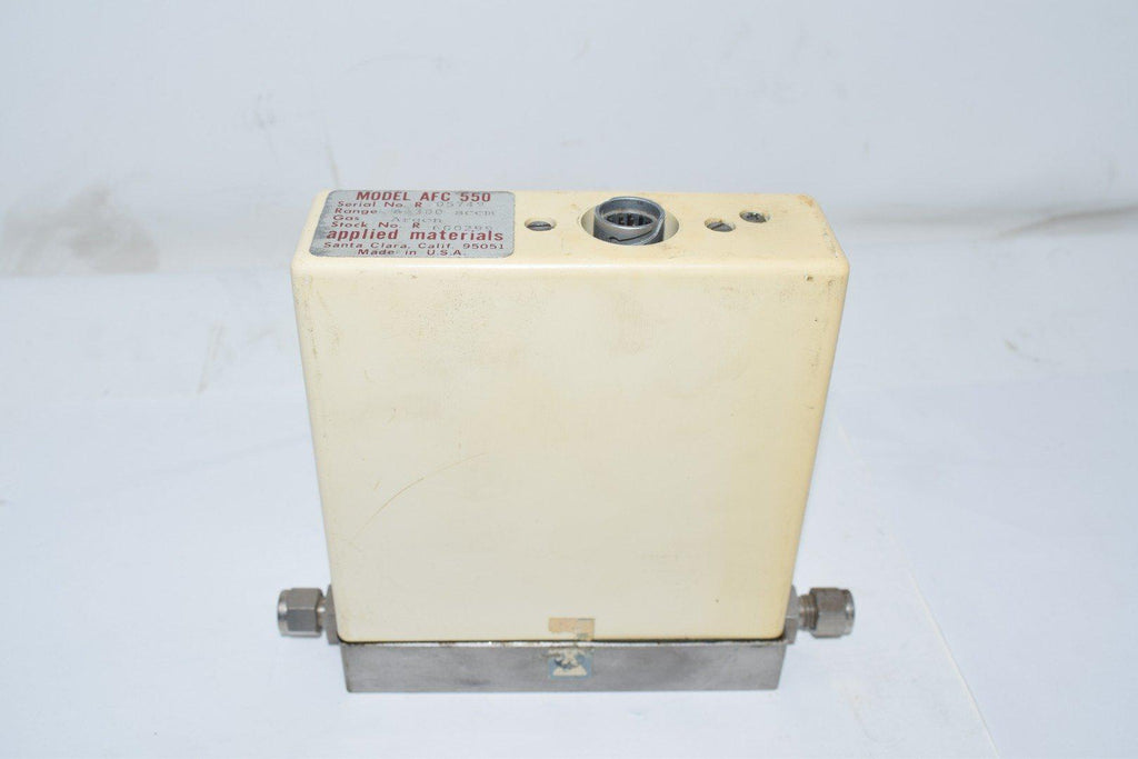 Applied Materials Model AFC 550 Mass Flow Controller Argon Gas 6-300 sccm