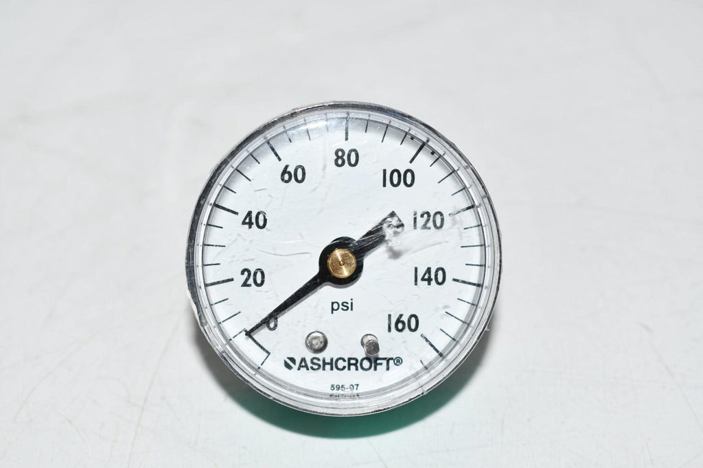 Ashcroft 595-07 2'' Pressure Gauge 0-160 PSI Pressure Gauge Gage