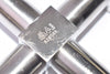 ASME BPE, 7/8'', Stainless Steel Cross, Sanitary Fitting, HG, SFF4, AAE0D, A26556A, B19331