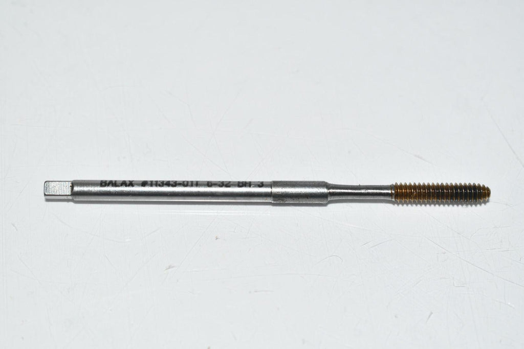 BALAX 11343-01T #6-32 H3 3'' OAL THREDFLOER TIN FROM TAP