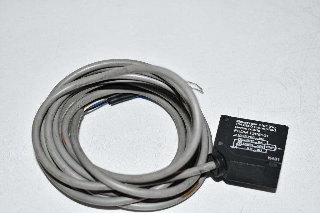Baumer FEDM 12P5101 Through Beam Sensor
