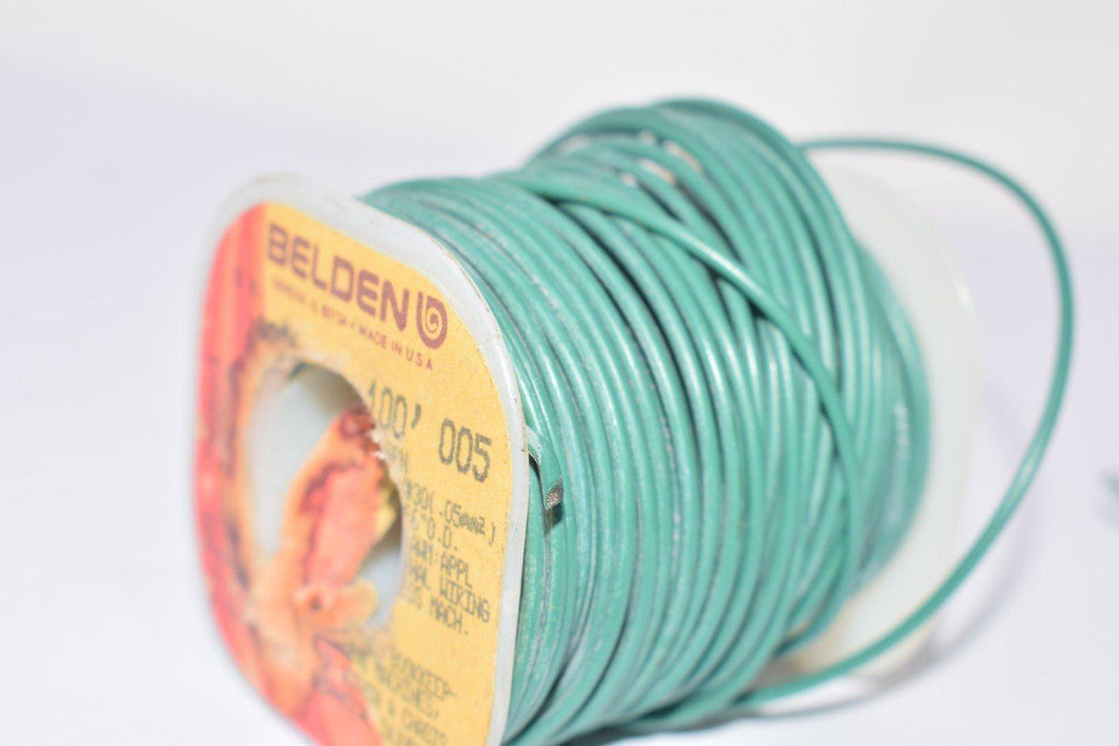 Belden 100' 005 30.4M, Green Wire
