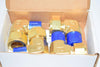 Box of 4 NEW Parker 12MSEL8N-B A-lok male elbow, brass, 3/4'' double ferrule tube fitting x 1/2'' MNPT
