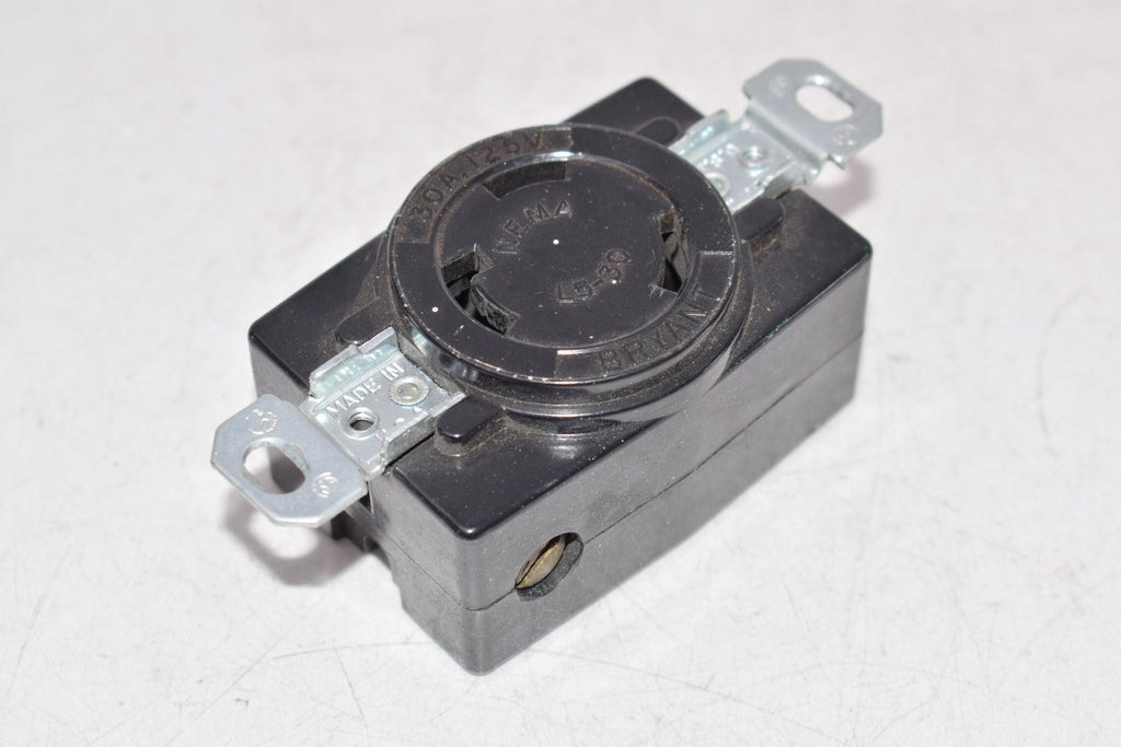 Bryant NEMA LS-30 30A 125V Female Receptacle Plug