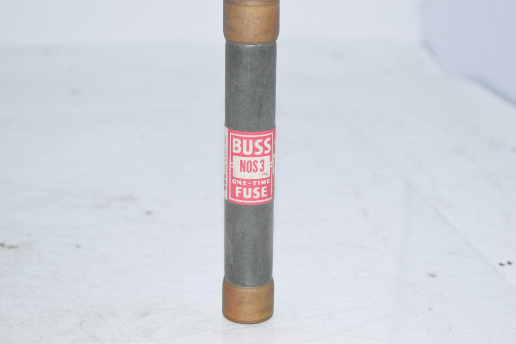 Buss NOS-3 One-Time Fuse 3A 600V