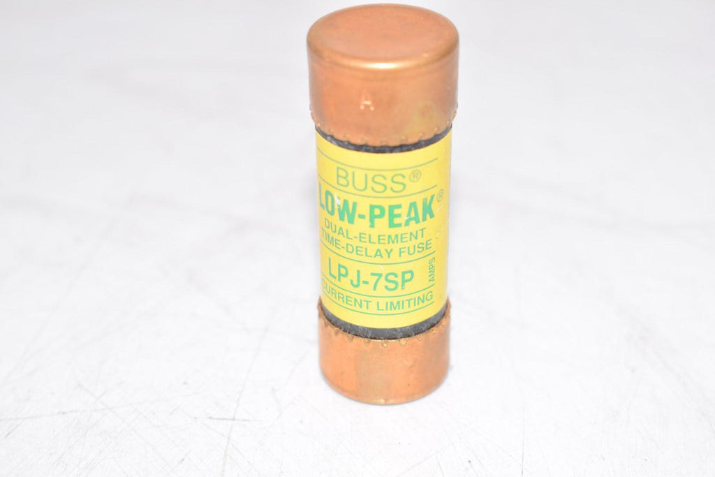 BUSSMANN LOW PEAK LPJ-7SP DUAL ELEMENT TIME DELAY FUSE 600 VAC OR LESS