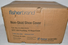 Case of 1000 NEW Fisher Scientific 12-896-0022 Non-Skid Shoe Cover