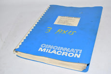 Cincinnati Milacron Parts & Service Manual 3-AXIS GANTRY