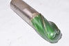 Cleveland Twist Drill 1-1/8'' Cut Dia x 1'' Shank x 4-1/2'' OAL x 4 Flute End Mill
