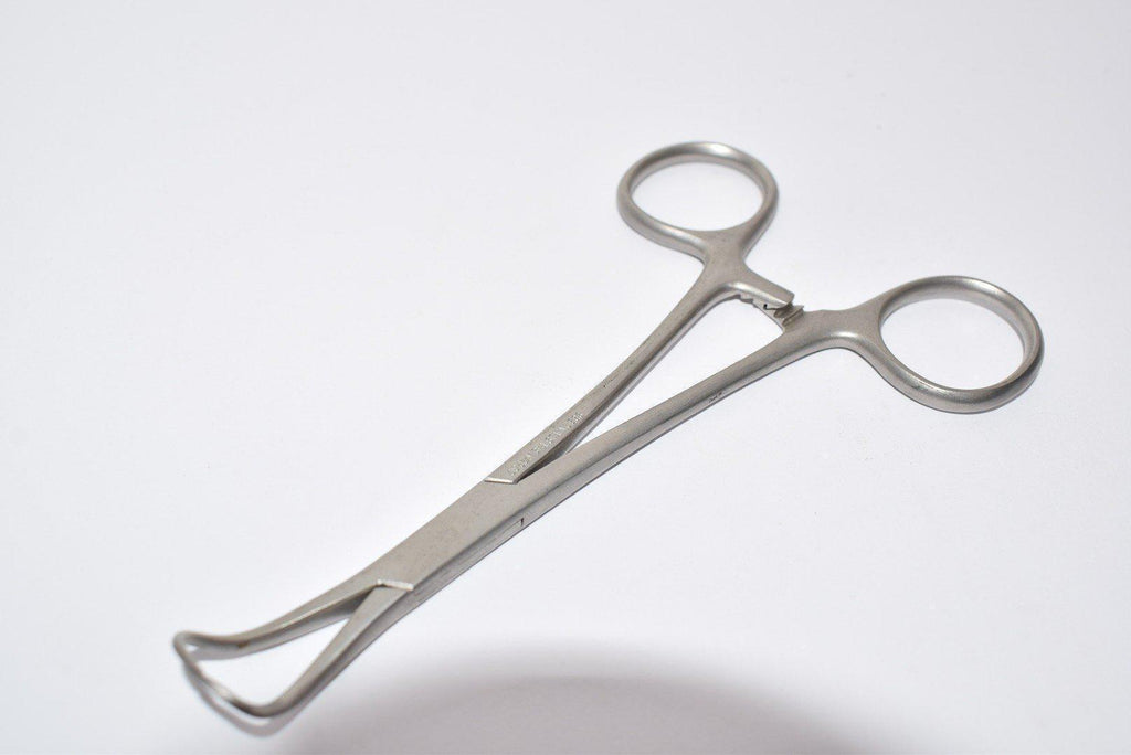 Columbia Stainless Steel Surgical Instrument, Forcep Scissors Curved 5-1/2'' OAL