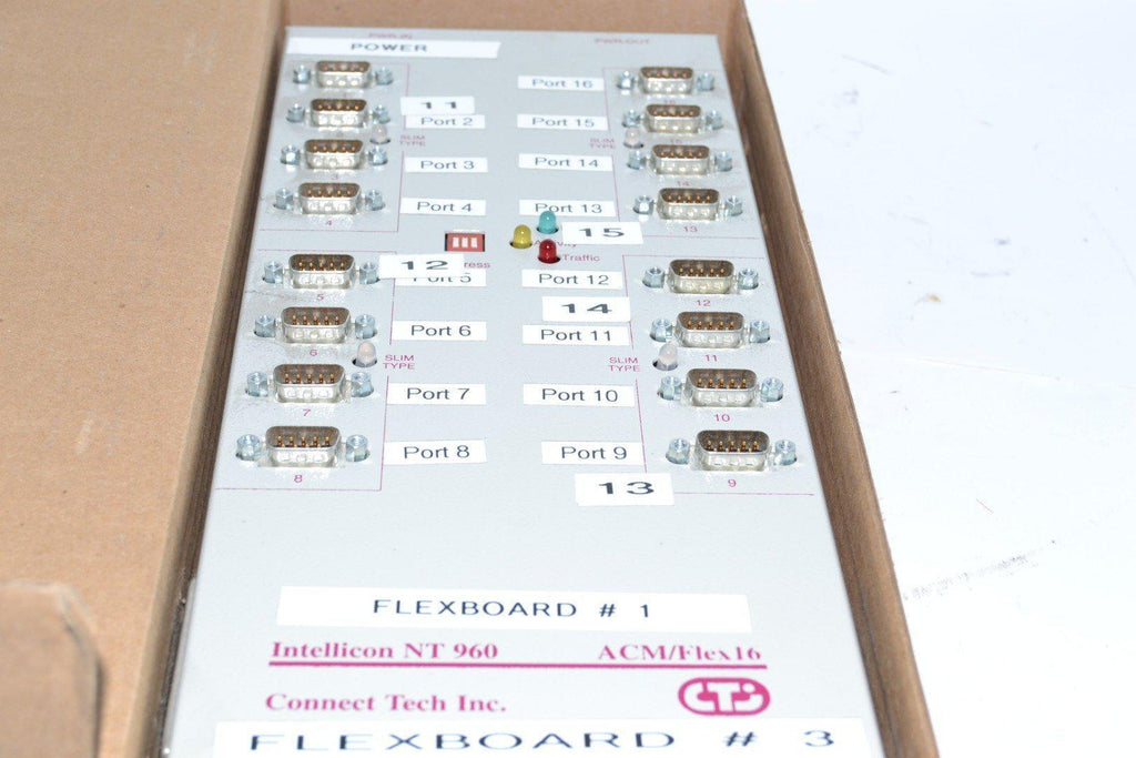 Connect Tech Intellicon NT960 NTACMF16V5BBB ACM Flex 16 Module 16 Ports RS485