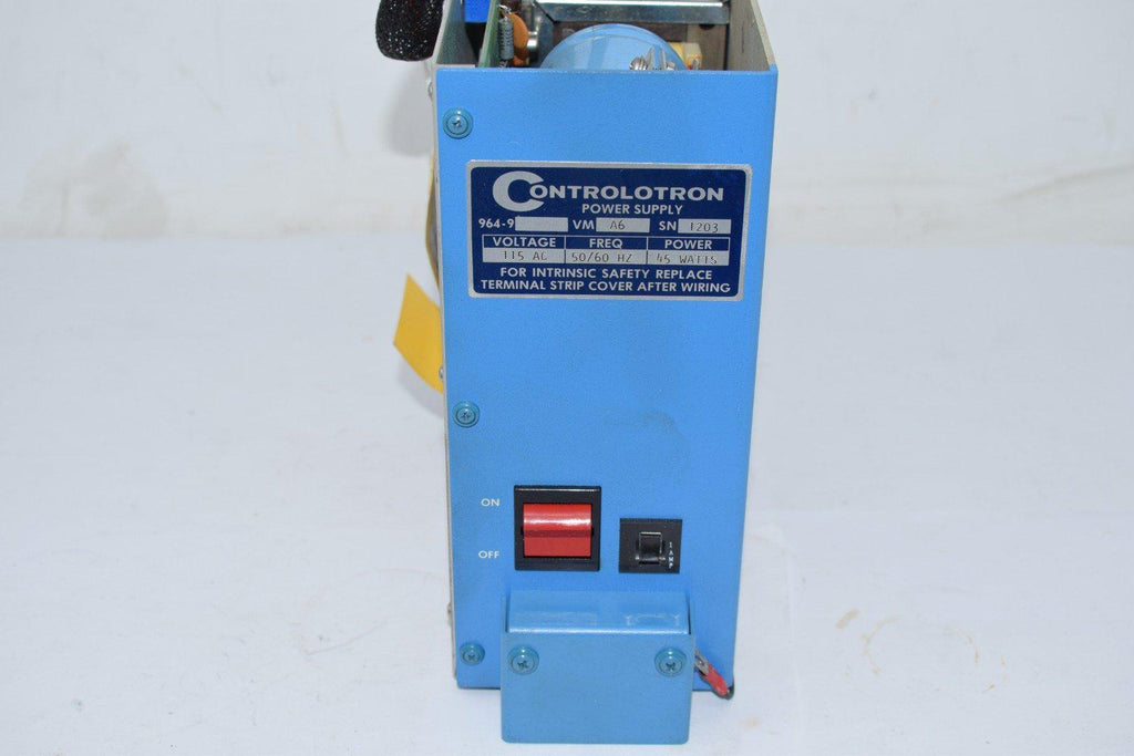 Controlotron 964-9 VMA6 Power Supply PLC 115 AC 45 Watts