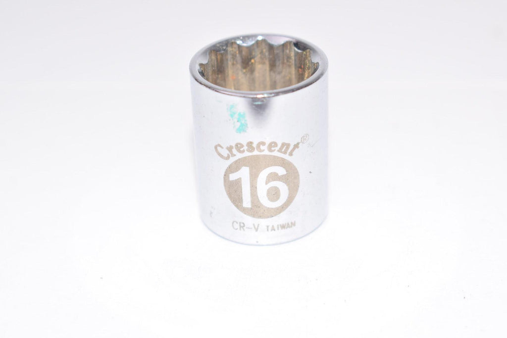 Crescent 16mm Metric CR-V 12 Point Socket 3/8'' Drive