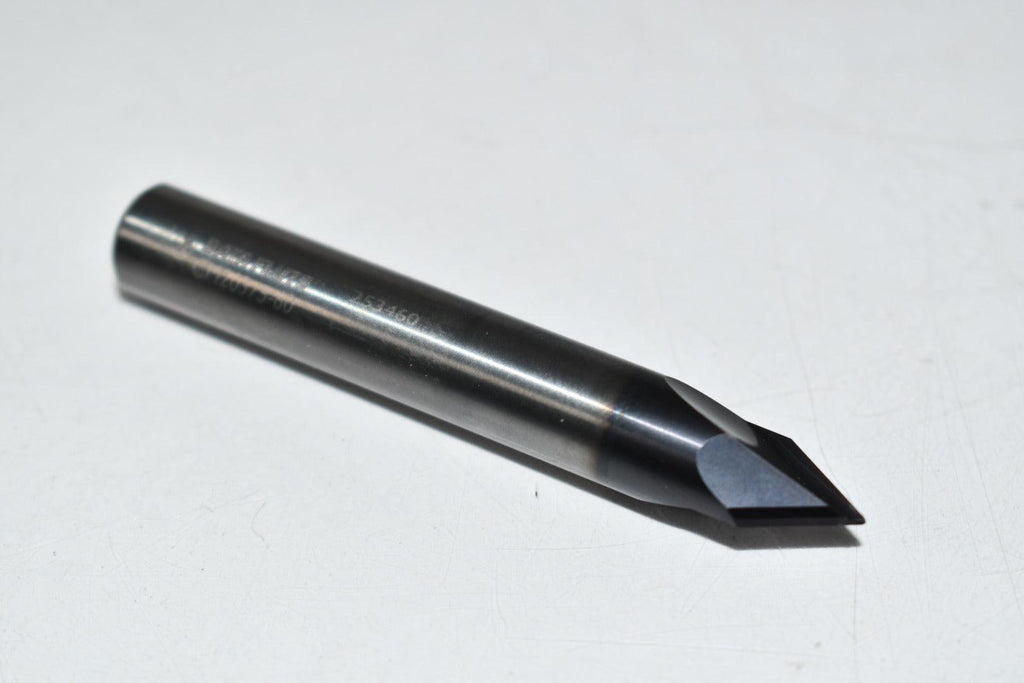 Data Flute 3/8'' 2 Flute Carbide Chamfer Mill 3/8'' Shank CM20375-60