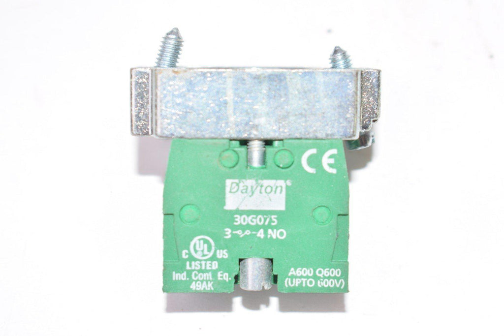 Dayton 30G075 Contact Block W/ Mount