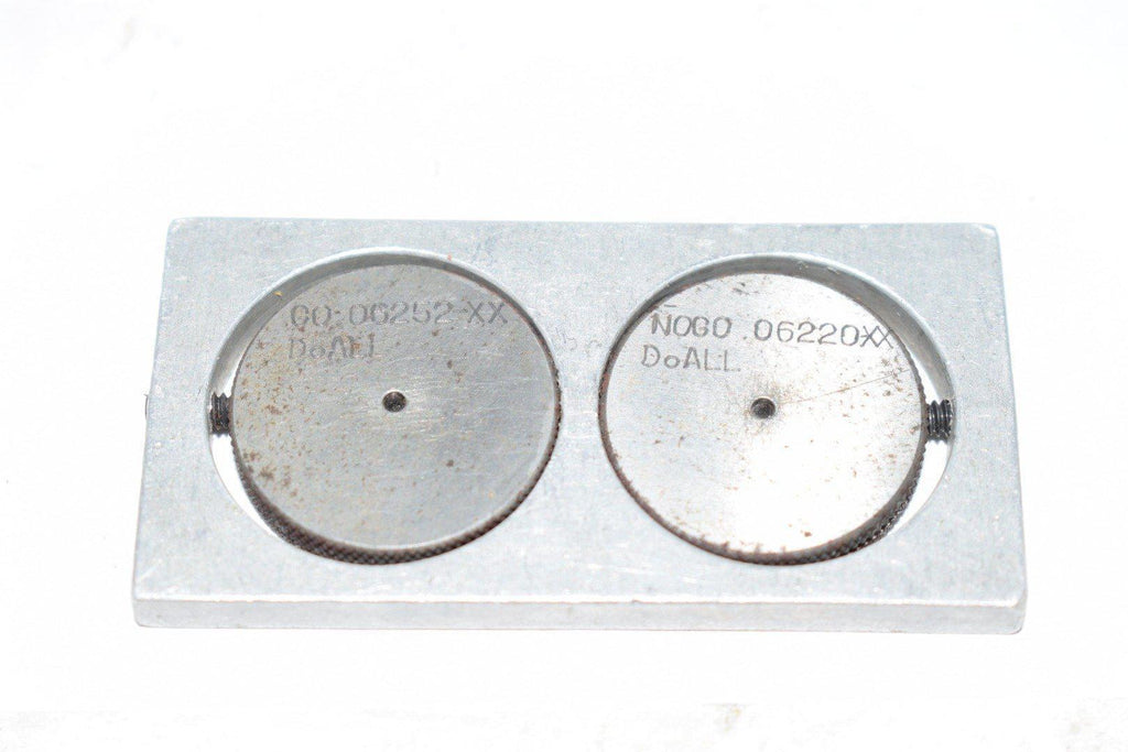 DoAll Ring Go No Go Gauge Go .06252 XX No Go Gage .06220 XX