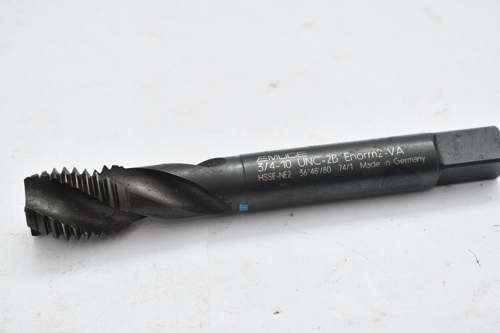 Emuge 3/4-10 UNC-2B 74/1 3 FL Spiral Flute Tap Cutter Tool 5'' OAL