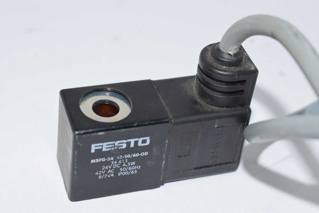 Festo Kmf-1-24-5-Led, Cable Socket Connector For Valve Coil 30937
