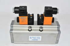 Festo MDH-5/3G-3/4-D4-24 Pneumatic Solenoid Valve 12459 24VDC 232 PSI