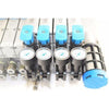 Festo VTSA Type Pneumatic Valve Manifold Plus Valves Gages Etc VSVA-B-MS2-AZD