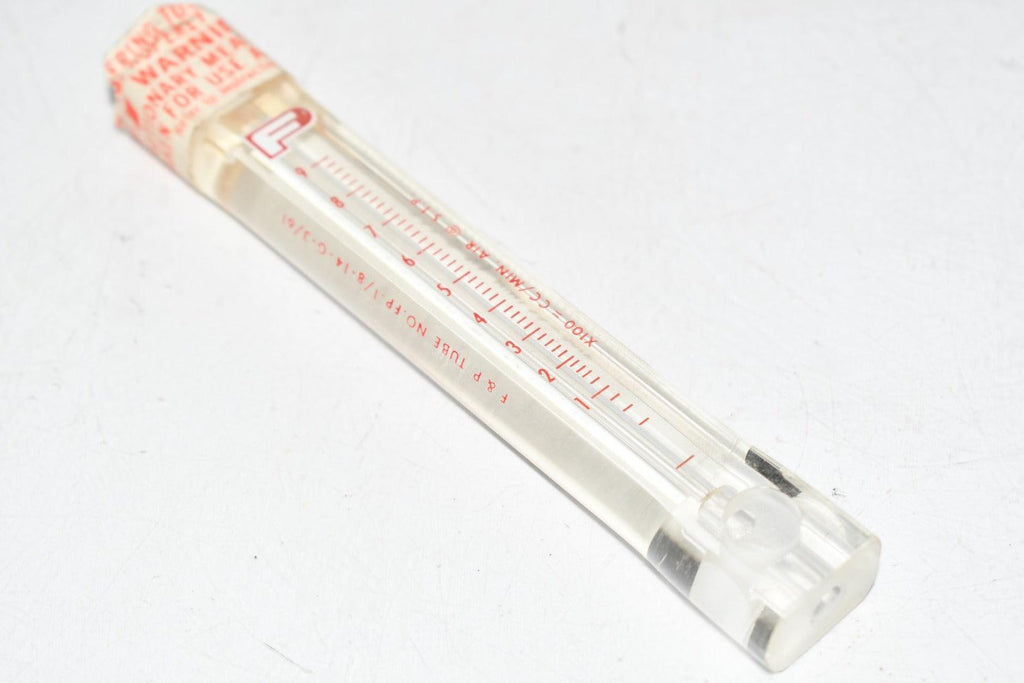 Fischer Porter Tube FP-1/8-14-G-3/61 0-900 Cc/min Air Flowmeter Gage