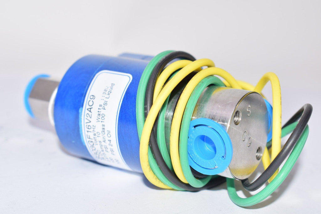 GC Valves, S303GF 16V2AC9,Solenoid Operated, Three Port, 24DC Volts/Hz 100 PSI, PSI Liquid