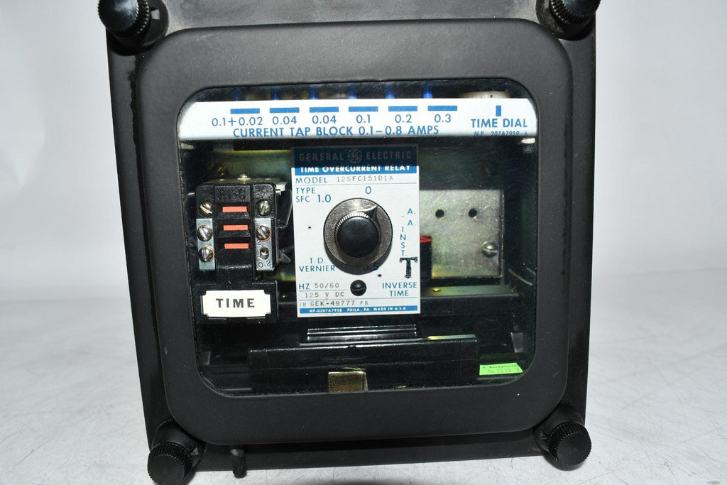 GE 12SFC151D1A Time Overcurrent Relay Type 125VDC GEK-49777 SFC 1.0