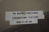 GE 620-11-91-56 7H Turbine Supply Return Crosstube Fixture Assembly