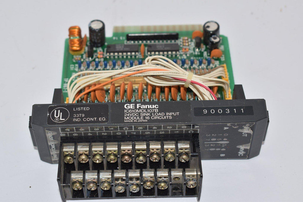 GE FANUC IC610MDL107B SINK LOAD INPUT MODULE 24VDC 16 Circuits